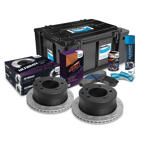 Bendix Ultimate 4Wd Brake Upgrade Kit - Rear U4WD-BUK35