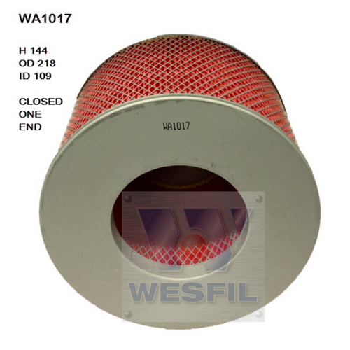Wesfil Cooper Air Filter A1350 WA1017