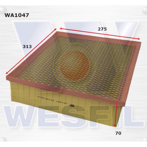 Wesfil Cooper Air Filter Wa1047 A1398