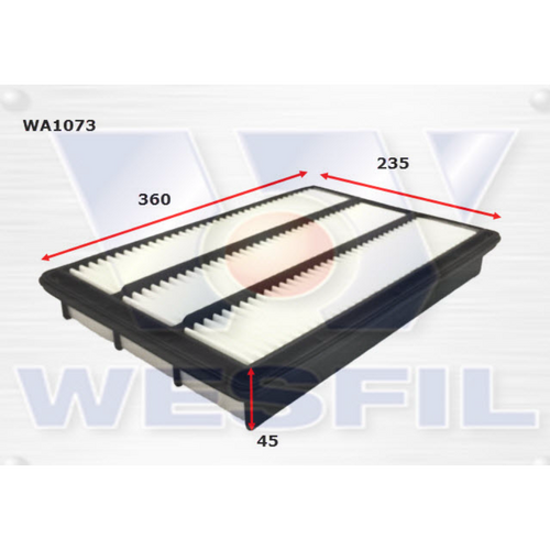 Wesfil Cooper Air Filter Wa1073 A1449