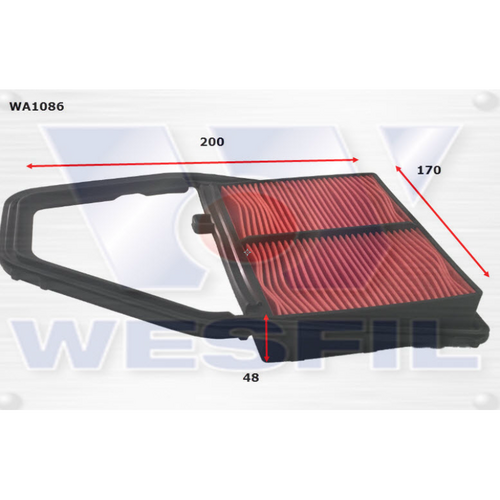 Wesfil Cooper Air Filter Wa1086 A1448