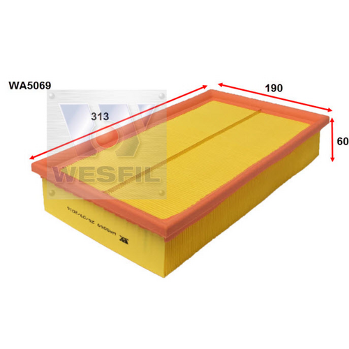 Wesfil Cooper Air Filter Wa5069 A1677