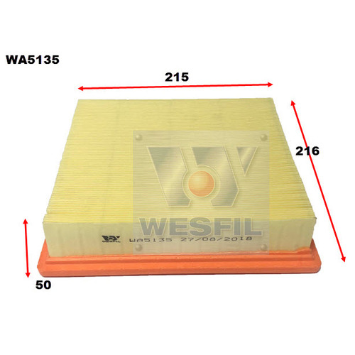 Wesfil Cooper Air Filter Wa5135 A1847