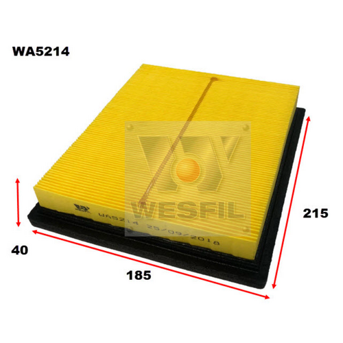 Wesfil Cooper Air Filter Wa5214 A1752