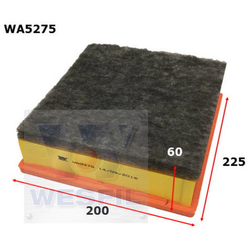Wesfil Cooper Air Filter Wa5275 A1857