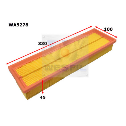 Wesfil Cooper Air Filter A1654 WA5278