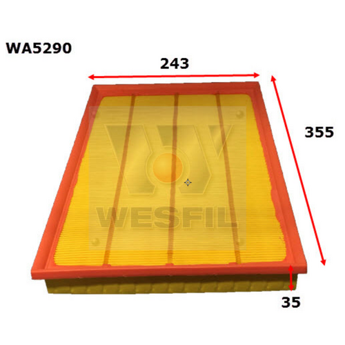 Wesfil Cooper Air Filter A1790 WA5290