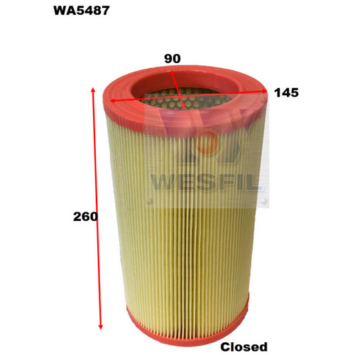 Wesfil Cooper Air Filter Wa5487 A1920