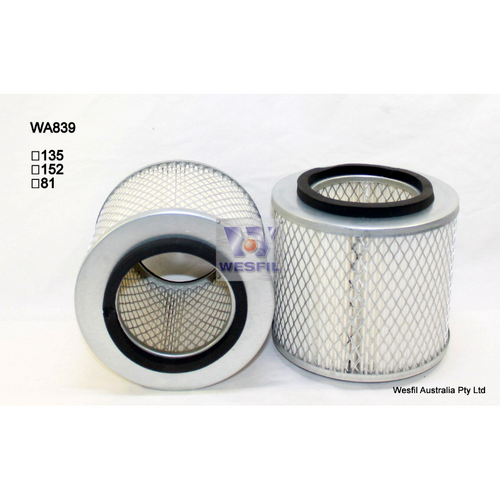 Wesfil Cooper Air Filter Wa839 Hda5783
