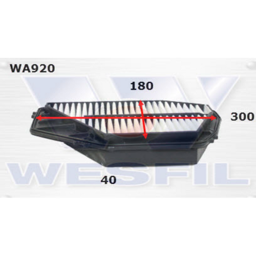 Wesfil Cooper Air Filter Wa920 A1277