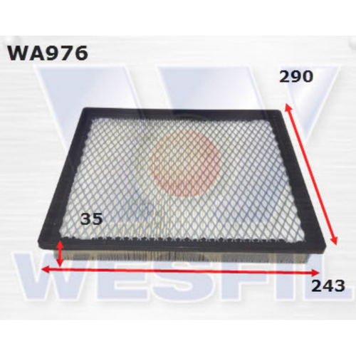 Wesfil Cooper Air Filter Wa976 A132/A1581
