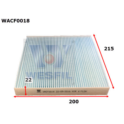 Wesfil Cooper Cabin Filter Wacf0018 Rca120C