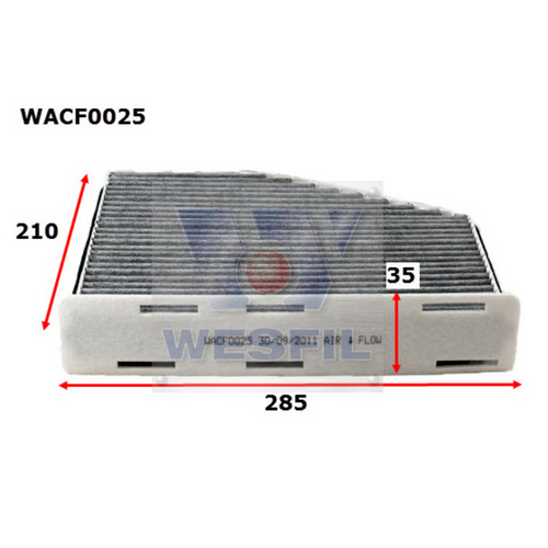 Wesfil Cooper Cabin Filter Wacf0025 Rca149C