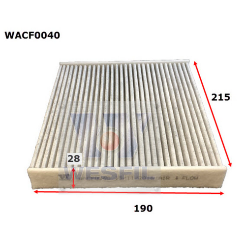 Wesfil Cooper Cabin Filter Wacf0040 Rca164P