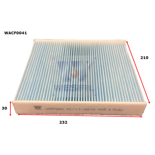 Wesfil Cooper Cabin Filter WACF0041