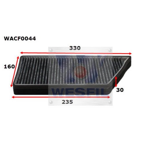 Wesfil Cooper Cabin Filter Wacf0044 Rca157P