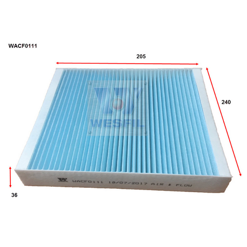 Wesfil Cooper Cabin Filter WACF0111 Rca224p