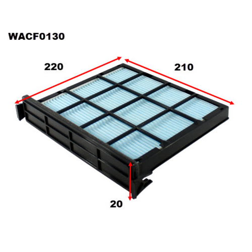 Wesfil Cooper Cabin Filter WACF0130 Rca358p