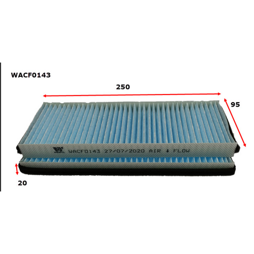 Wesfil Cooper Cabin Filter Wacf0143 Rca230P