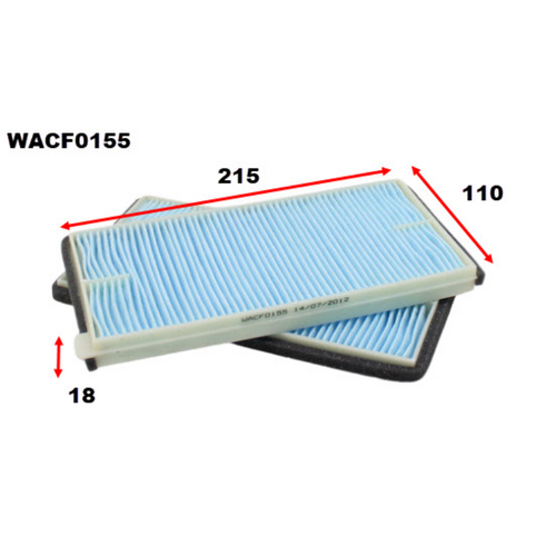 Wesfil Cooper Cabin Filter WACF0155 Rca286p