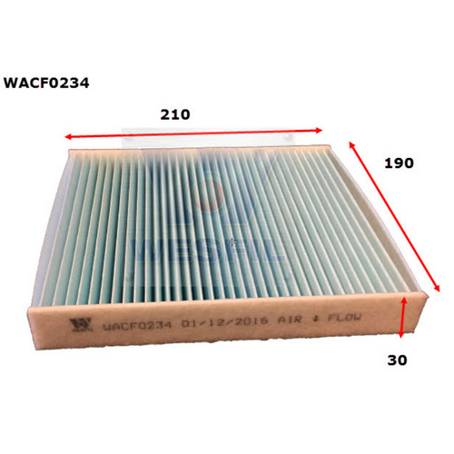 Wesfil Cooper Cabin Filter RCA163P WACF0234