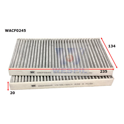 Wesfil Cooper Cabin Filter WACF0245 RCA405MS