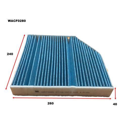 Wesfil Cooper Cabin Filter Wacf0280 Rca404Ms