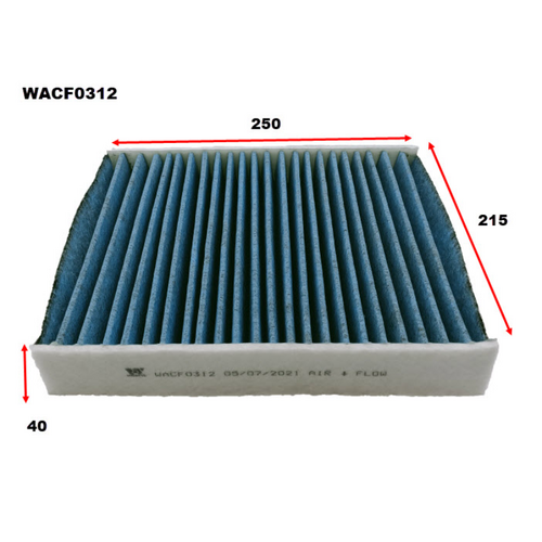 WESFIL COOPER Cabin Filter Wacf0312