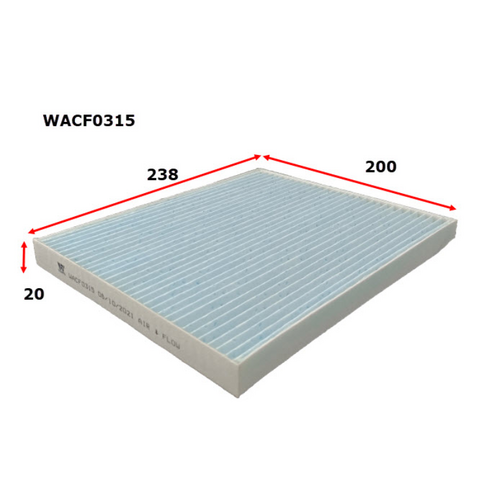 Wesfil Cabin Filter WACF0315