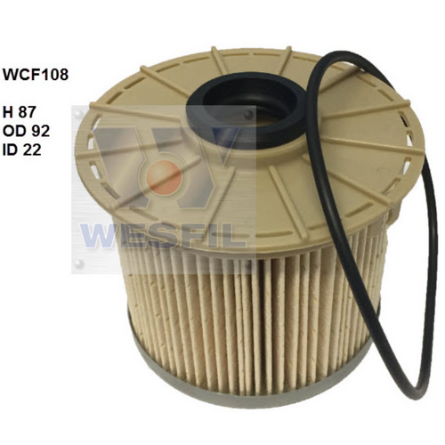 Wesfil Cooper Diesel Fuel Filter Wcf108 R2656P