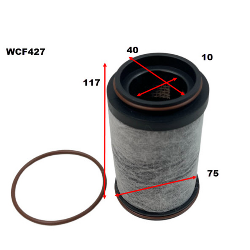 Wesfil Cooper Catch Can Universal Ventilator Filter WCF427 RCC160F