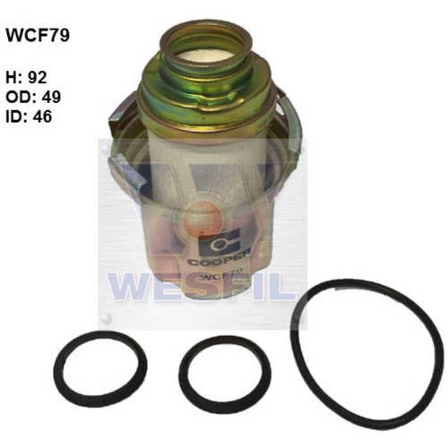 Wesfil Cooper Efi Fuel Filter Wcf79 R2626P
