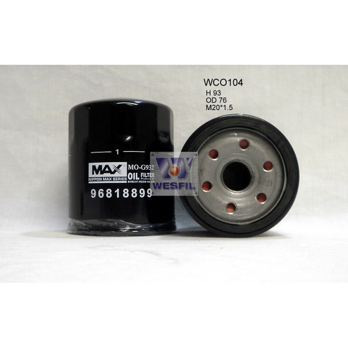 Nippon Max Engine Oil Filter WCO104NM