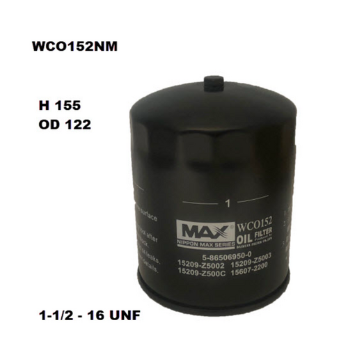Nippon Max Engine Oil Filter WCO152NM Z955