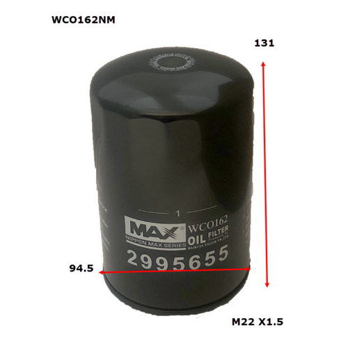 Nippon Max Engine Oil Filter WCO162NM Z996