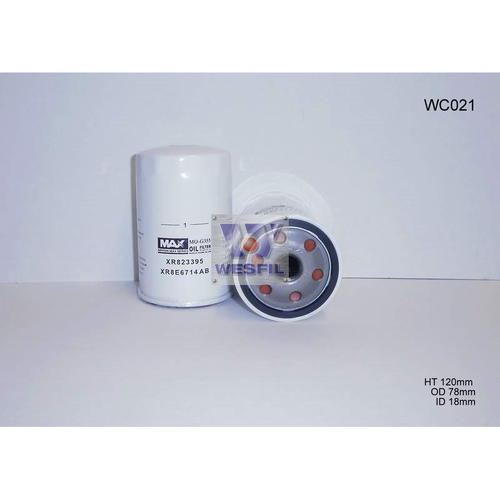 Nippon Max Engine Oil Filter WCO21NM Z631