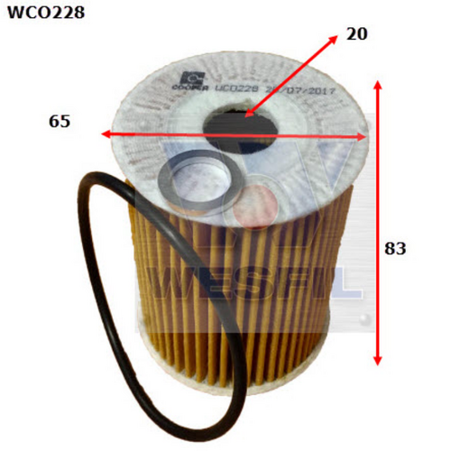 Wesfil Cooper Engine Oil Filter WCO228 R2802P