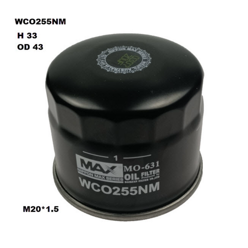Nippon Max Engine Oil Filter WCO255NM