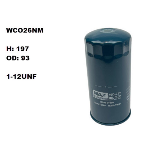 Nippon Max Engine Oil Filter WCO26NM Z785