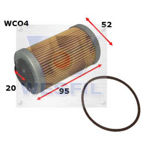 Wesfil Cooper Engine Oil Filter WCO4 R2605P