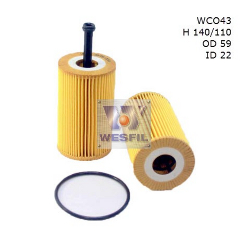 Wesfil Cooper Engine Oil Filter WCO43 R2608P
