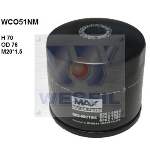 Nippon Max Oil Filter Z690 WCO51NM