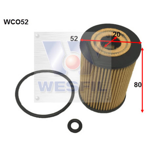 Wesfil Cooper Engine Oil Filter WCO52 R2678P