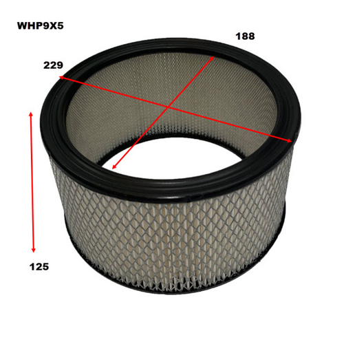 Wesfil Cooper 9 X 5" Air Filter WHP9X5