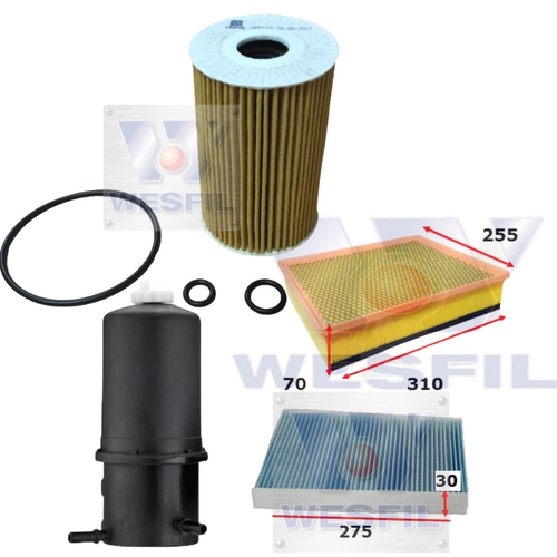 Wesfil Cooper Service Filter Kit With Cabin RSK27C WK44CAB