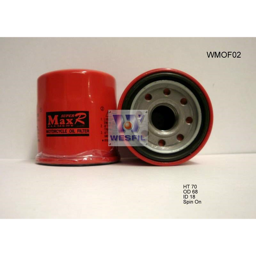 Wesfil Cooper Motorcycle Oil Filter WMOF02
