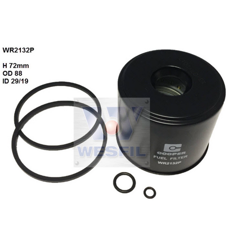 Wesfil Cooper Diesel Fuel Filter R2132P WR2132P