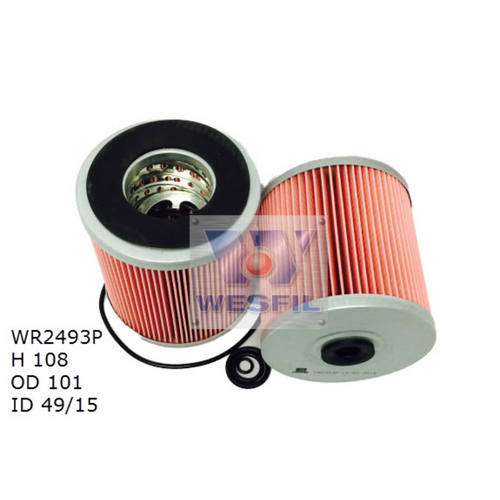 Wesfil Cooper Diesel Fuel Filter R2493P WR2493P