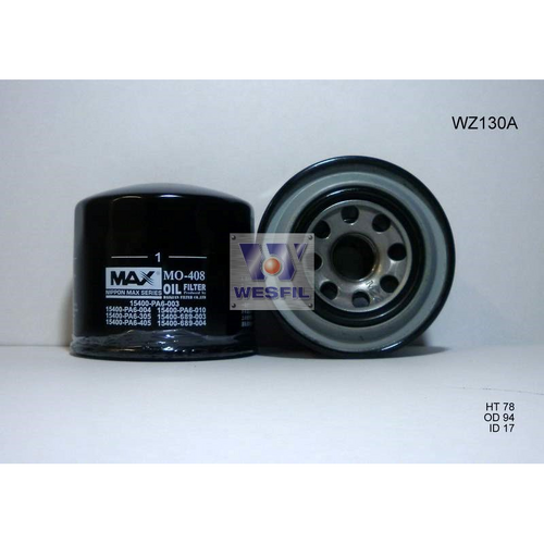 Nippon Max Oil Filter Wz130Nm Z130A