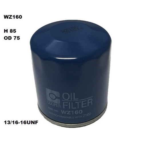 Wesfil Cooper Oil Filter Z160 WZ160